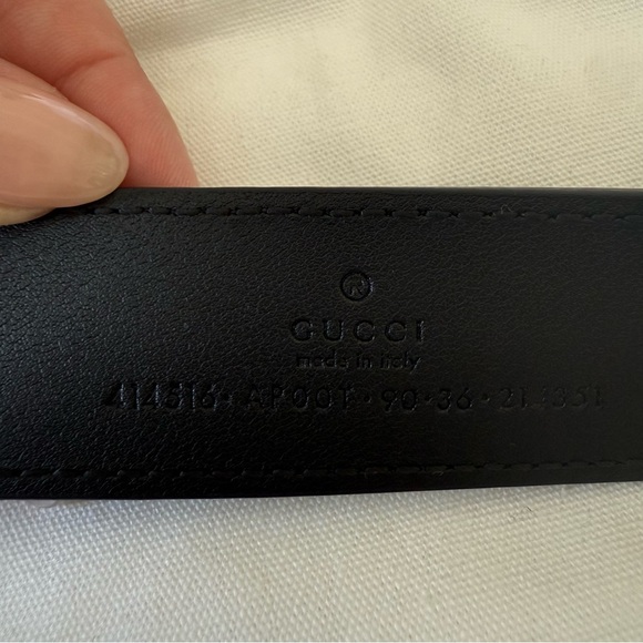 Gucci GG Marmont belt, black antique gold NWOT main image 6